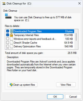Disk Cleanup
